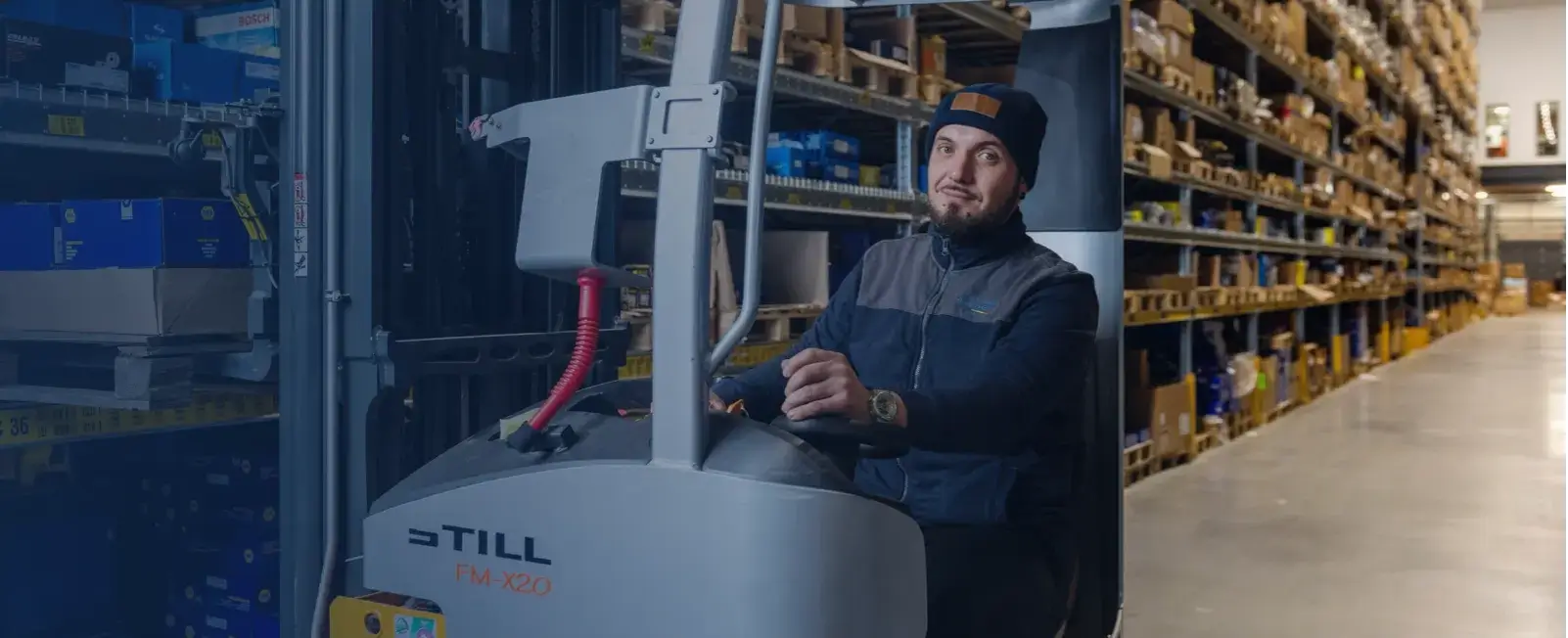 man working on computer