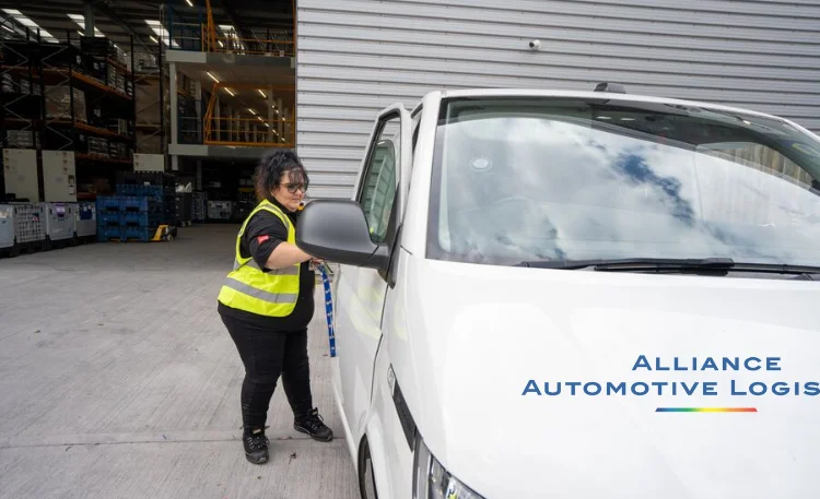 AAG employee entering a vehicle