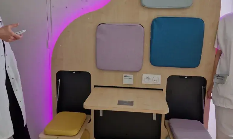 Photo of children work station