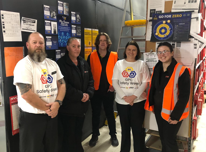 Team in safety vests