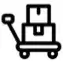 cart with package icon