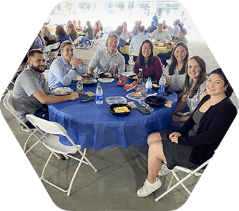 people at a table