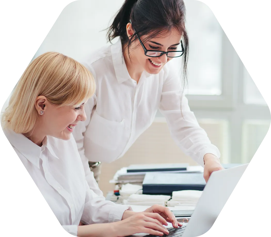 Women's discussing about Marketing