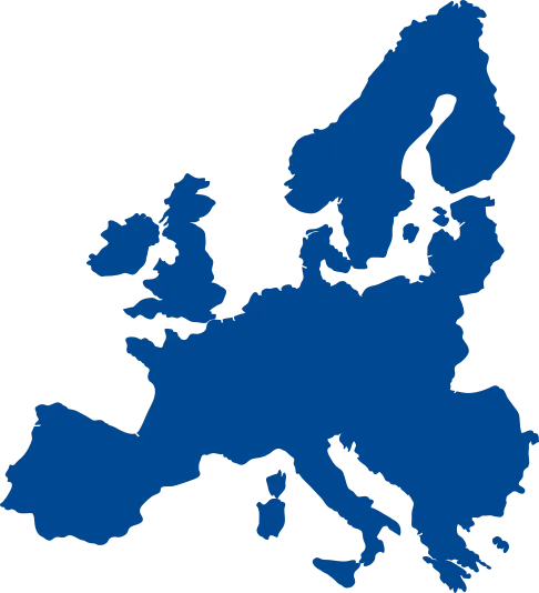 Globe image of the European Map