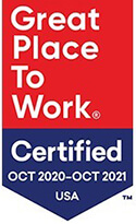 Great Place to Work Certified Out 2020 - Oct 2021 USA