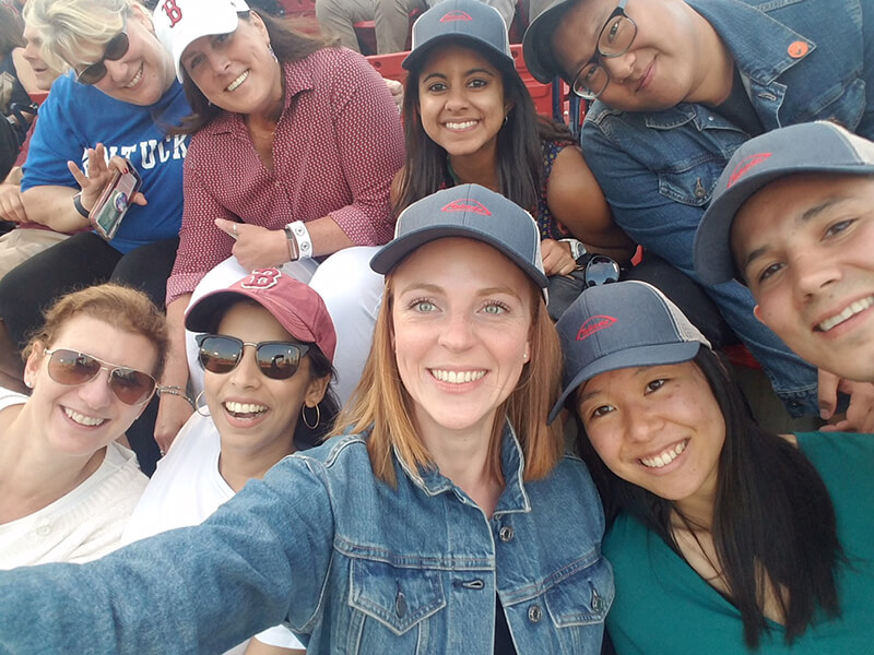 Group photo of grad students