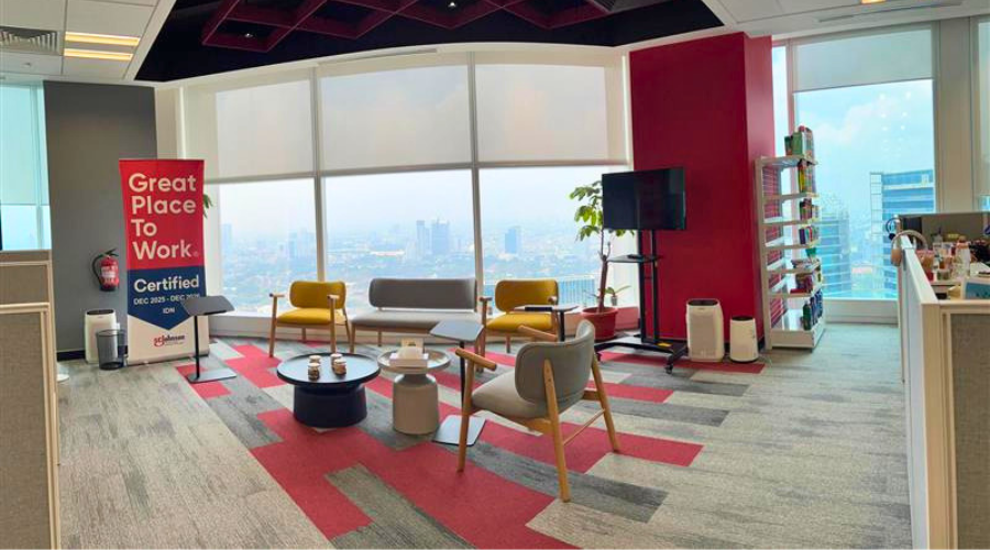 Team lounge area in Jakarta SCJ office