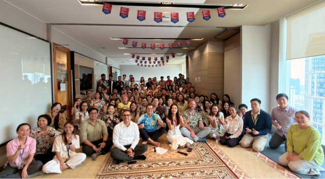 Group photo of SCJ Thailand team