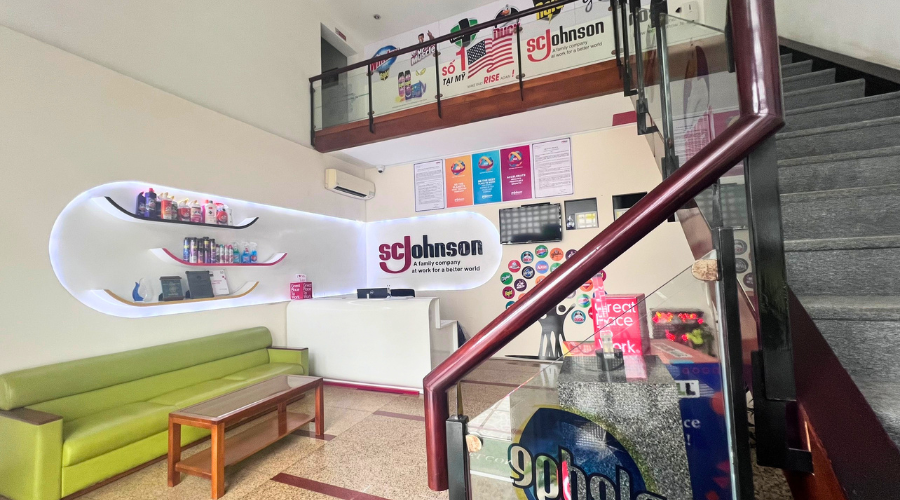 Picture of the Vietnam Office front desk