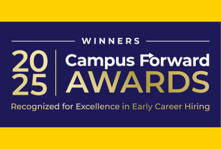 Graphic that reads "2025 Campus Forward Awards"