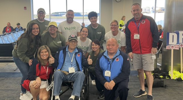 SCJ team members volunteering with Stars & Stripes Honor Flight