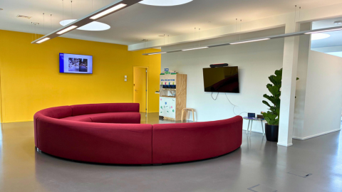 Couch area common seating for team