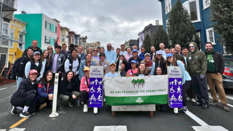 LSB team photo at Earth Day volunteering event