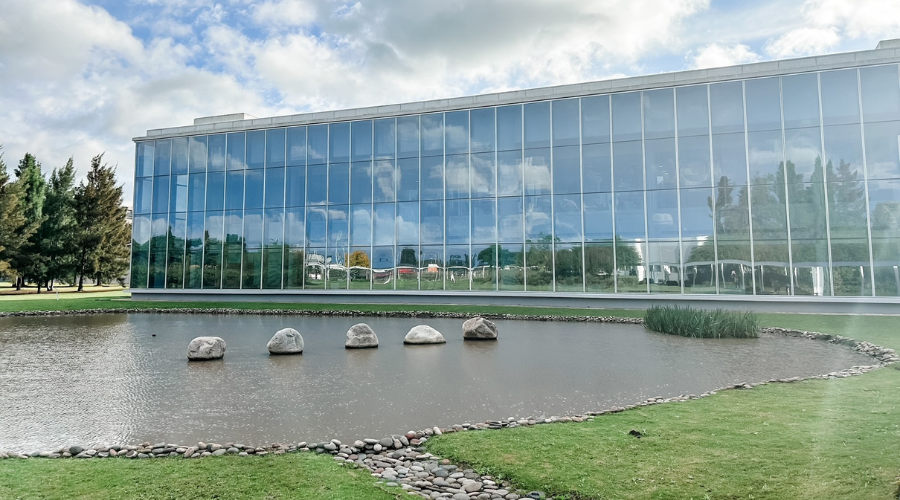 Exterior of Pilar Manufacturing Facility Building