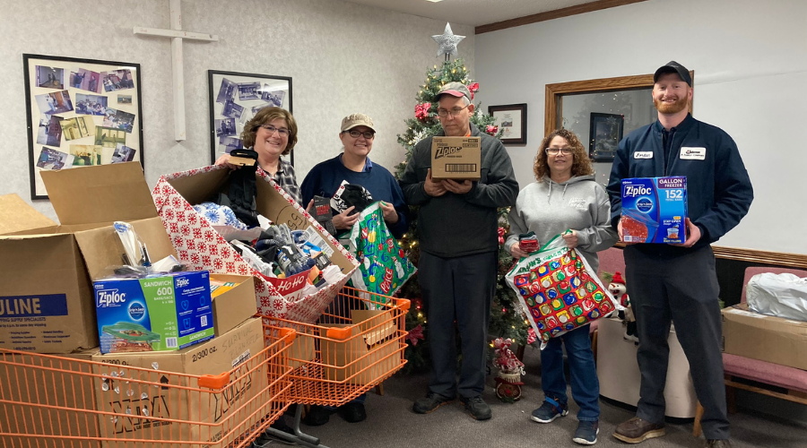 SCJ Bay City team supporting community through food donations
