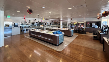 View of Fortaleza cafeteria area