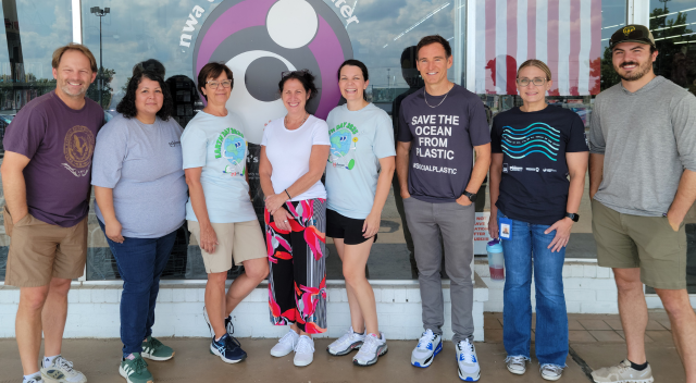 Photo of SCJ Rogers team members at community support event