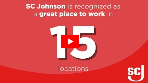 SC Johnson is recognized as a great place to work in 15 locations
