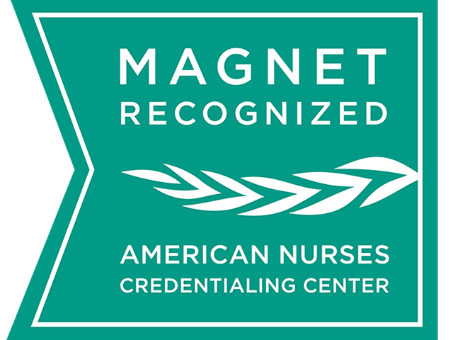 Magnet Recognized, by the American Nurses Credentialing Center