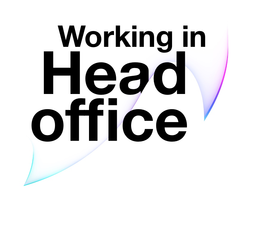 Working in head office main image