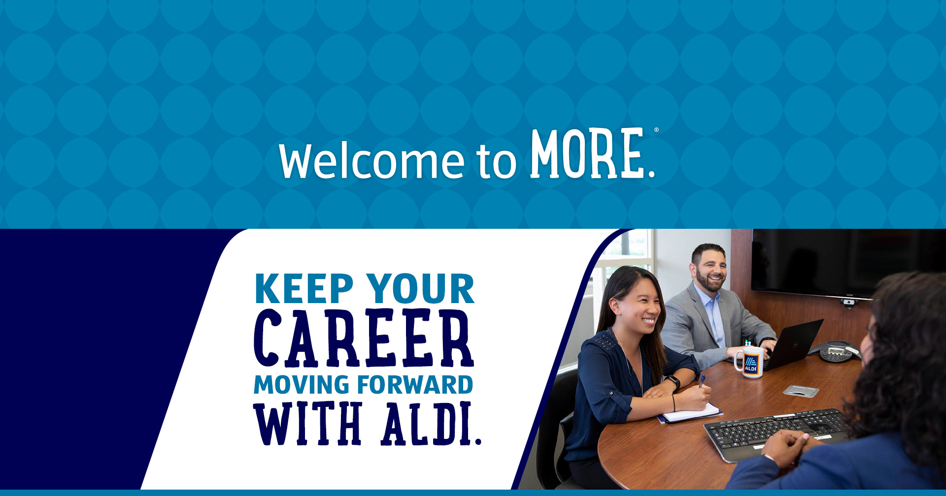 Keep your career moving forward with ALDI.