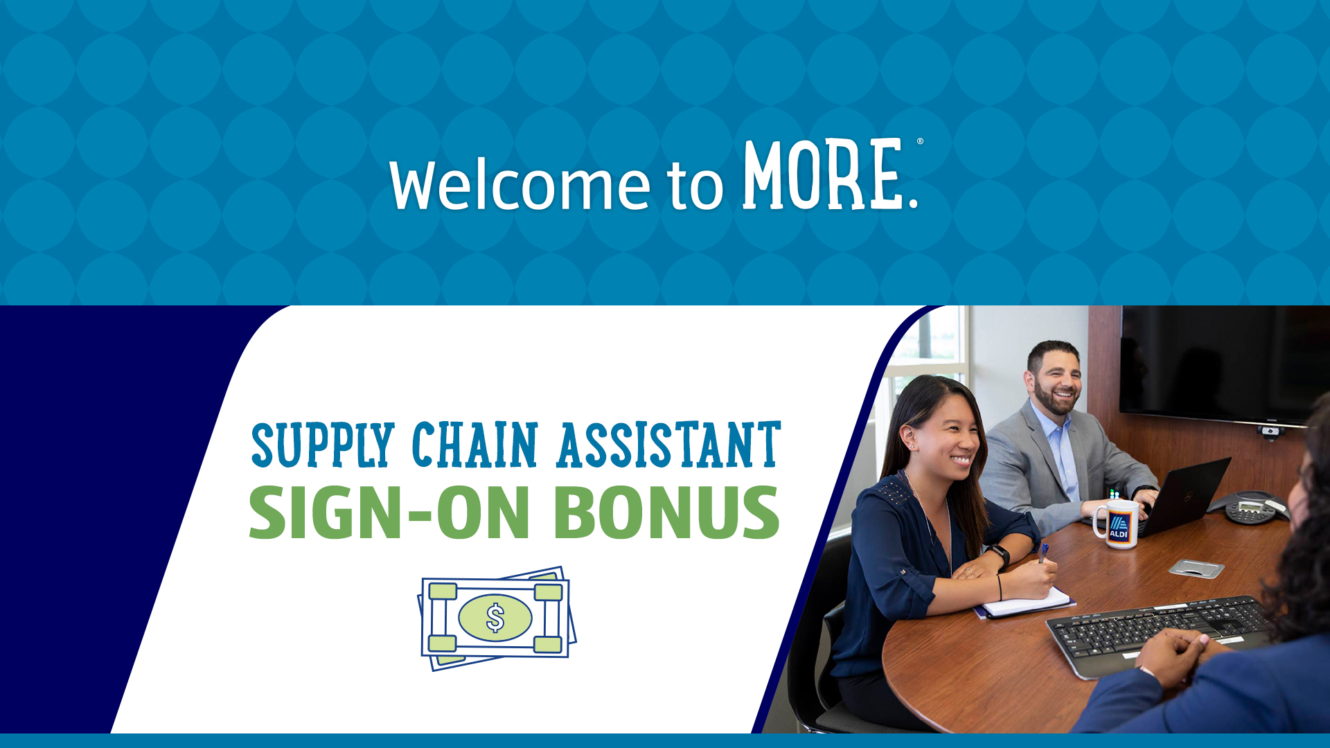 ALDI Supply Chain Assistant Sign-On Bonus