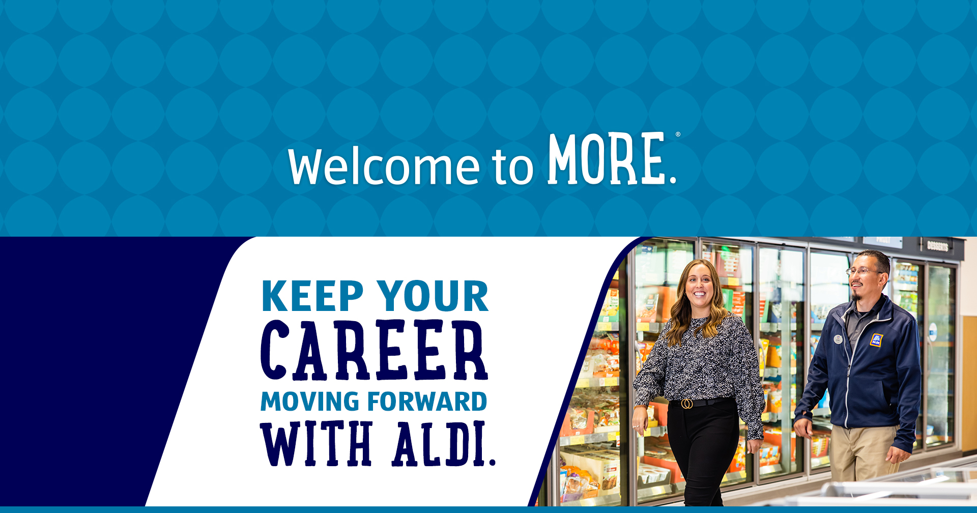 Keep your career moving forward with ALDI.