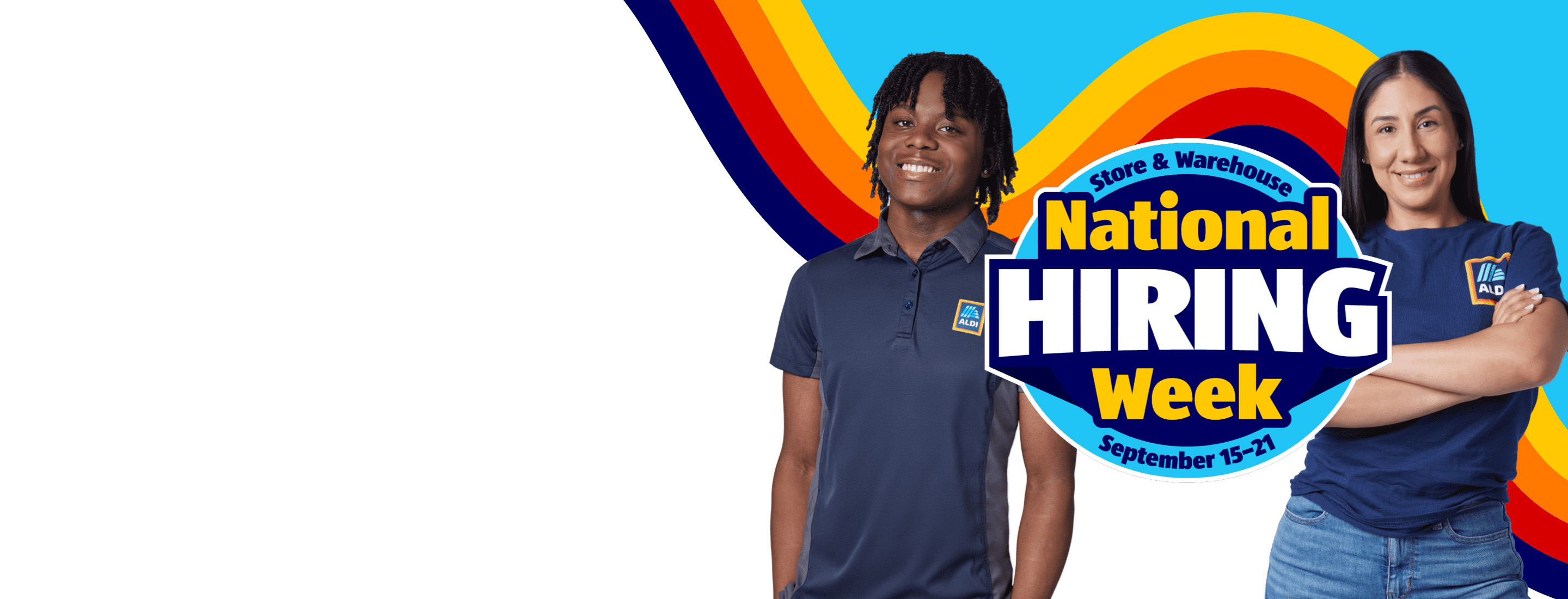Three ALDI employees