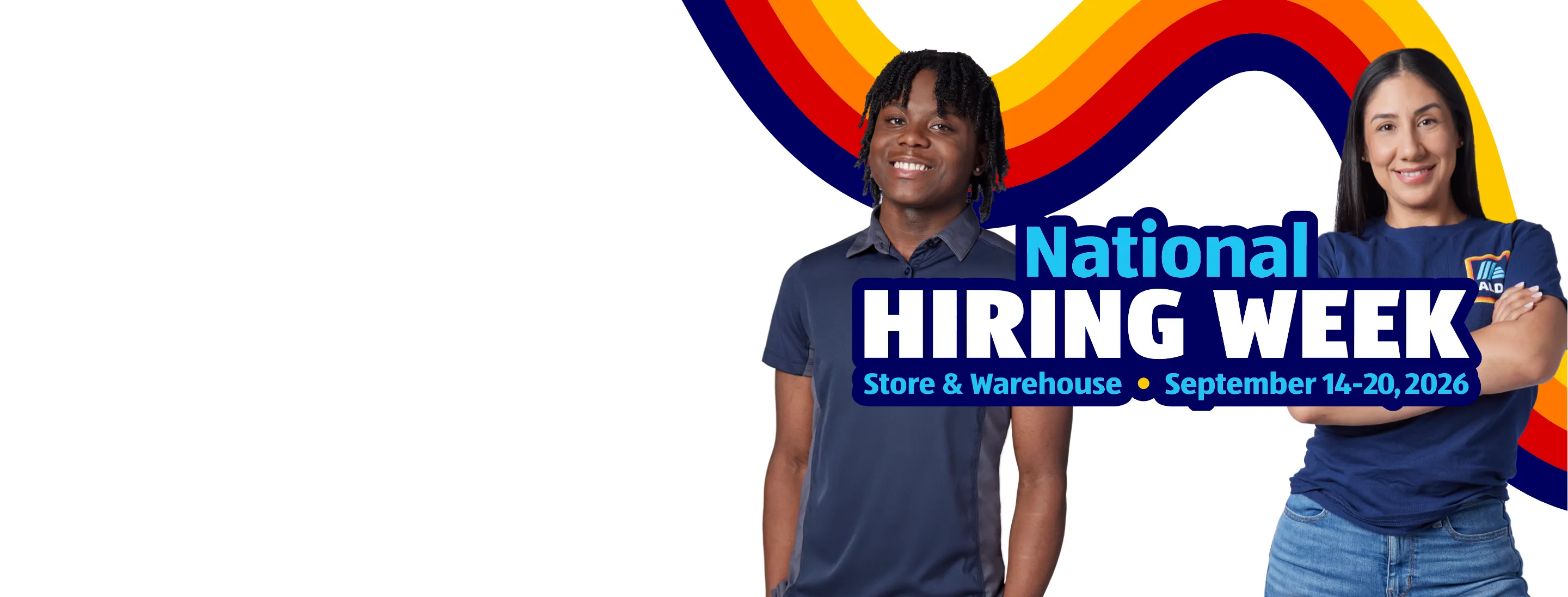 Three ALDI employees