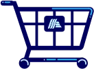 ALDI shopping cart icon