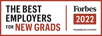 Forbes 2022 Best employer for new grads