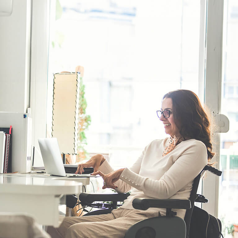 A women working