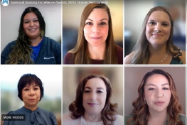 Collage of 6 females smiling
