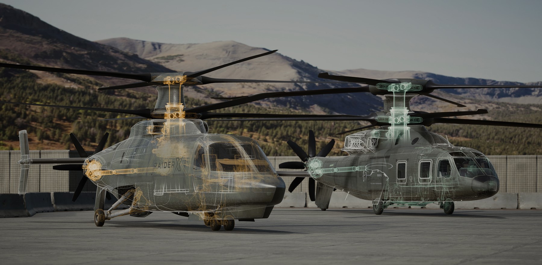 Sikorsky's RAIDERX and DEFIANT helicopters 