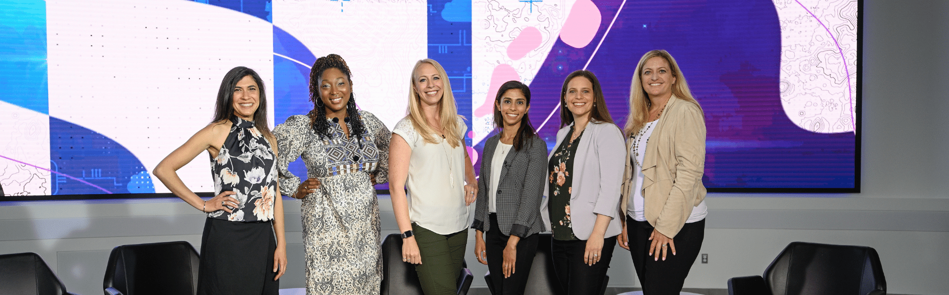 Group of participants in Women in Engineering panel at Lockheed Martin