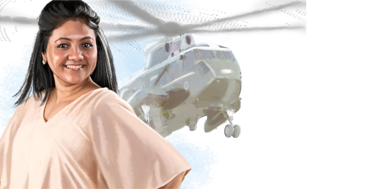 Only Here Can I Work on</br>Marine One on Day One