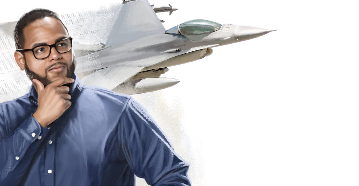 Only Here Do I Get to</br>Write Code For the F-16
