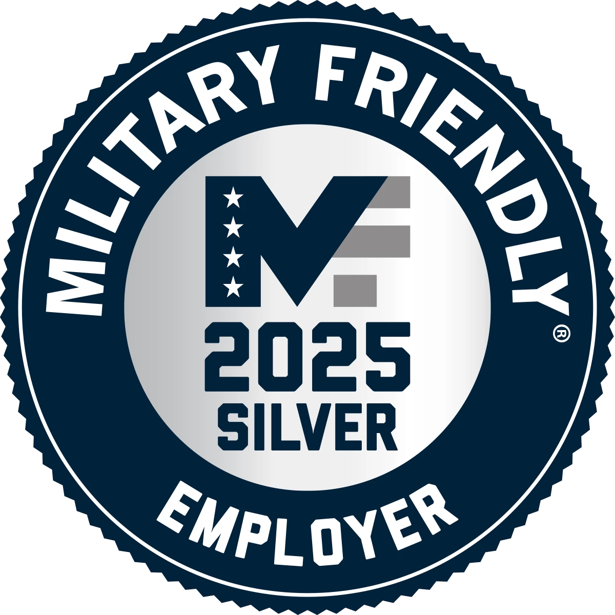 2025 Military Friendly Employer Award Logo