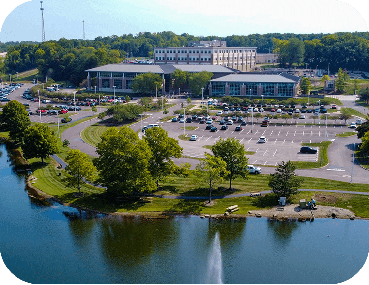 A riverside view of Enon, Ohio