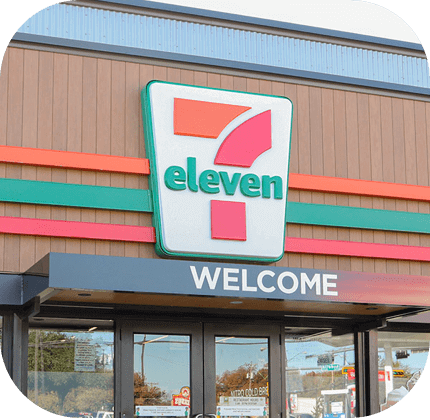 Another shot of a front of a 7-Eleven Store