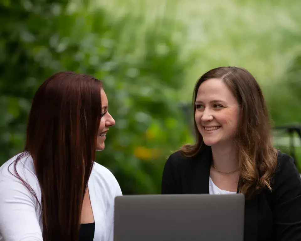 Smiling women