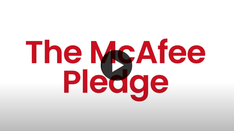 The McAfee Pledge
