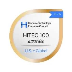 HITEC Hispanic Technology Executive Council 100 Awardee