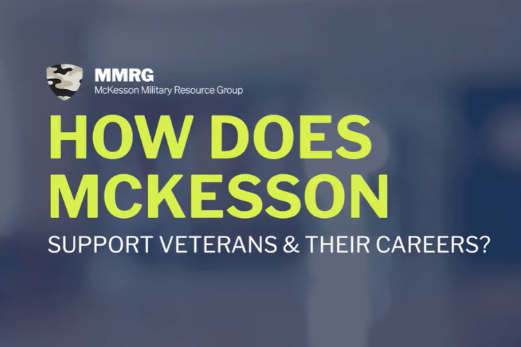 Thumbnail that says How does McKesson support Veterans and their careers?