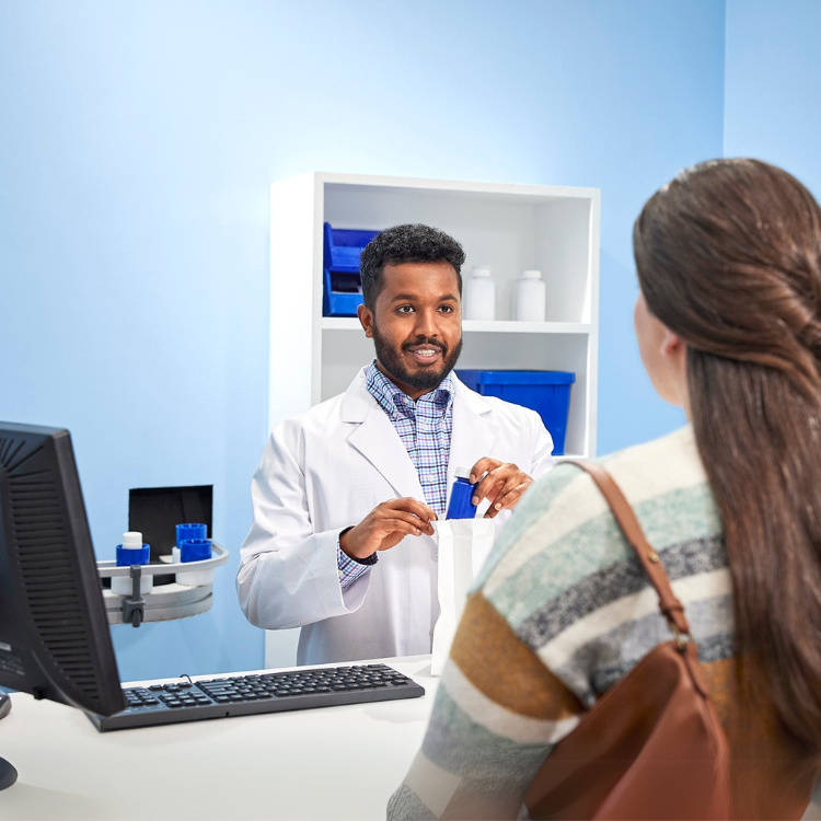 doctor talking to patient