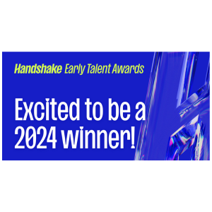 award handshake early talent 2024