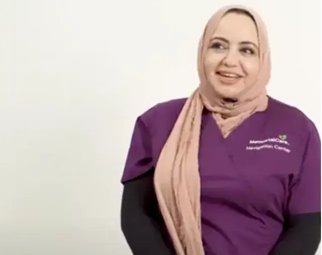 employee smiling