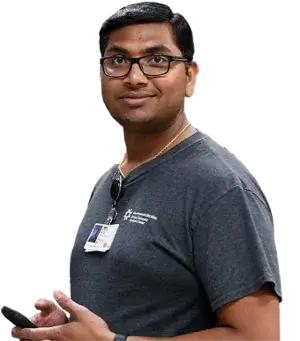 man smiling
