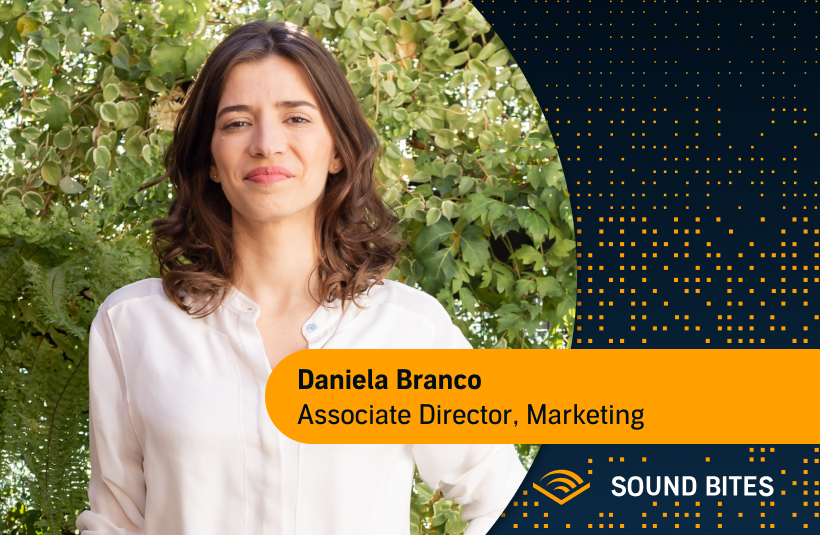 Daniela Branco Sound Bites Graphic