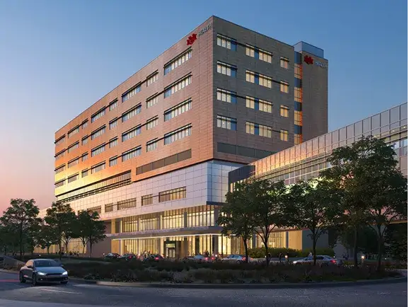Exterior of UNM Critical Care Tower
